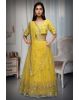 Yellow Net Multi Thread Sequins Work Lehenga With Same Colour Blouse Dupatta
