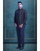 Black Elegant Jodhpuri With Contrast Threadwork Embroidery Details