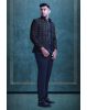 Black Elegant Jodhpuri With Contrast Threadwork Embroidery Details