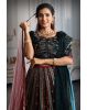 Dark Green And Maroon  Lehenga Inexquisite Stone Work And Threadwork With Matching Dupatta