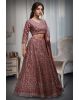 Dark Orange Colour Lehenga With Heavy Stone Work , Beads Work And Threadwork With Same Colour Dupatta