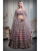 Multicoloured Heavy Handworked Lehenga With a Lot Of Colour Detailing And Stone Work With Stone Worked Dupatta In Same Colour Coordination