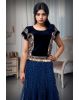 Midnight Blue Lehenga & Crop