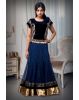 Midnight Blue Lehenga & Crop