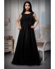 Netted black gown