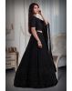 Black cutbead work lehenga