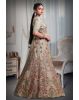 Light green sequins work lehenga