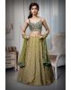 Delightful Haldi Lehenga With A Mix Of Lime Yellow And Green Heavy worked Lehenga