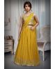Minimalist Yellow Georgette Lehenga Embellished With Sequin Work And This Comes With Same Colour Blouse And Dupatta