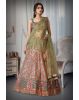 Heavy Mirror Worked Multicolour Lehenga With Maximalist Detailed Blouse