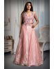 Pastel Mauve Tissue Silk Lehenga With Heavy Stone Worked Blouse