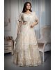 Off White Heavy Bridal Lehenga With Same Colour Dupatta