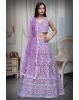 Rose Pink Heavy Stone Work Embellished Crop Top Lehenga With Same Colour Dupatta