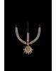 Exquisite White Kundan And Beads Detailed Bridal Jewellery Set