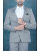 2 Pcs Rayon Terylene In Grey 2Pc Suit