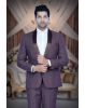 2 Pcs Rayon Terry In Maroon 2Pc Suit