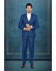 3Pc Suit Polyster In Blue 3Pc Suit