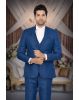 3Pc Suit Polyster In Blue 3Pc Suit