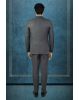 3 Pcs Polyster Dark Grey 3Pc Suit