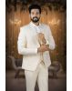 Polyster Ivory 3Pc Suit