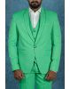 3 Pcs Polyster Mint Green Suit