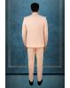 3 Pcs Polyster Pastel Peach Suit