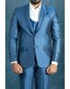 Polyster mid night Blue 3Pc Suit