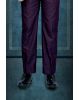 2 Pcs Poly Rayon In Regal Purple Bandhgala Jodhpuri
