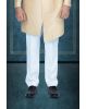 Asymmetrical Cut Imported Terry Rayon In Golden Indowestern