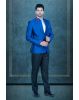 Royal Blue Jodhpuri Using Suiting Material