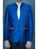 Royal Blue Jodhpuri Using Suiting Material