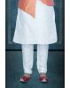 White Kurta Pyjama in Blended Fabric