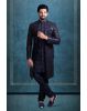 Navy Blue Alluring Jacket Sherwani