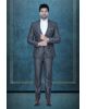 2 Pc Terry Rayon In Grey Suit