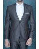 2 Pc Terry Rayon In Grey Suit