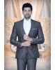 2 Pc Terry Rayon In Grey Suit