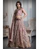 Twilight Mauve Lehenga With Intricate Stone Work And Threadwork Details