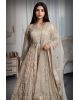 Pastel Peach Anarkali Lehenga With Exquisite Threadwork details