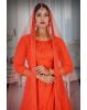 Reddish Peach Lehenga