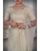 Off White Net  Saree