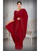 Dark Pink Silk Saree