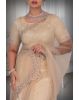 Pastel Peach  Net  Saree
