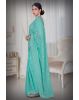 Sea Green  Georgette  Saree