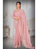 Mauve Pink Silk  Saree