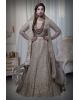 Pastel Brown Sequins Border Lehenga