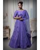 Mauve violet  papa don't silk lehenga
