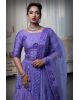 Mauve violet  papa don't silk lehenga