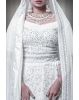 white georgette lehenga