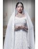 white georgette lehenga