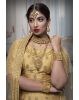 Golden Jarkan Stone Silk Lehenga